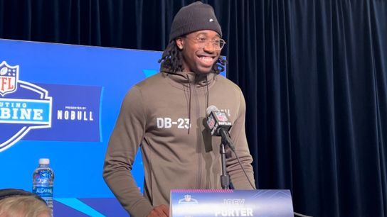 Porter Jr.'s aspirations go far beyond his father's legacy taken in Indianapolis (Steelers)